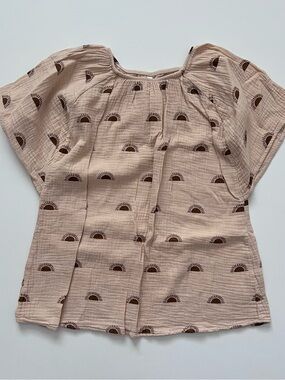 Rylee + Cru Suns Print Tunic Beige Dress size 2/3